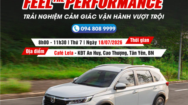 THƯ MỜI CHƯƠNG TRÌNH LÁI THỬ XE THÁNG 7/2026 | Honda Ôtô Bắc Giang