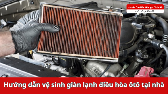 Chỉ 2 bước bạn đã có thể tự vệ sinh giàn lạnh ô tô tại nhà