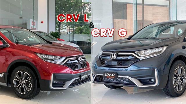 Honda CR-V phiên bản G và L khác nhau ở điểm nào?
