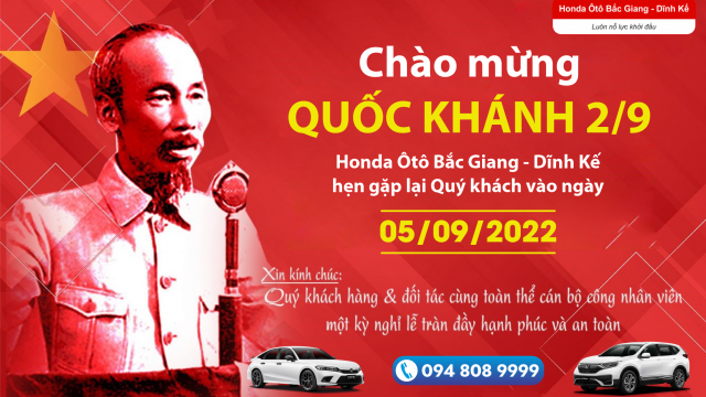 CHÀO MỪNG QUỐC KHÁNH 2/9