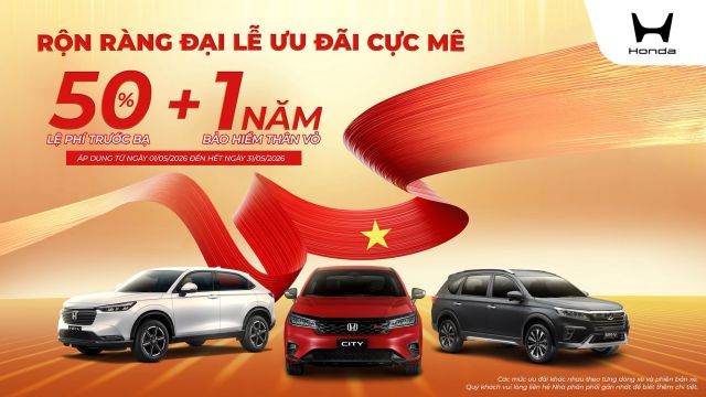 RỘN RÀNG ĐẠI LỄ - ƯU ĐÃI CỰC MÊ | Khuyến mại Tháng 5 | Honda Ôtô Bắc Giang