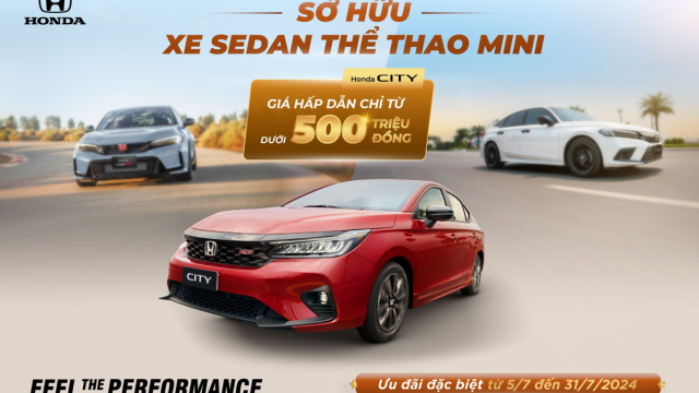 Honda City lần đầu về giá dưới 500 triệu đồng ở Việt Nam