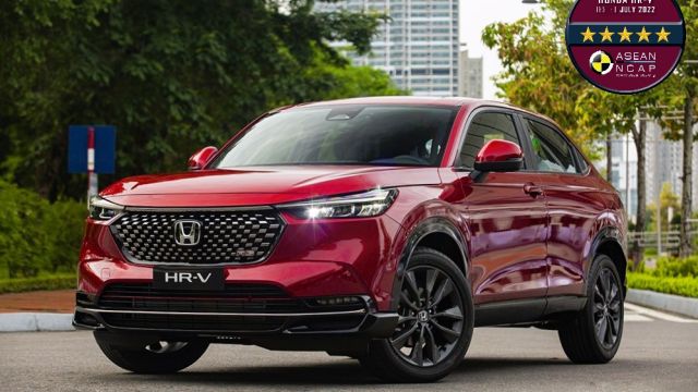 Honda HR-V - mẫu crossover đạt Chứng nhận an toàn 5 sao ASEAN NCAP